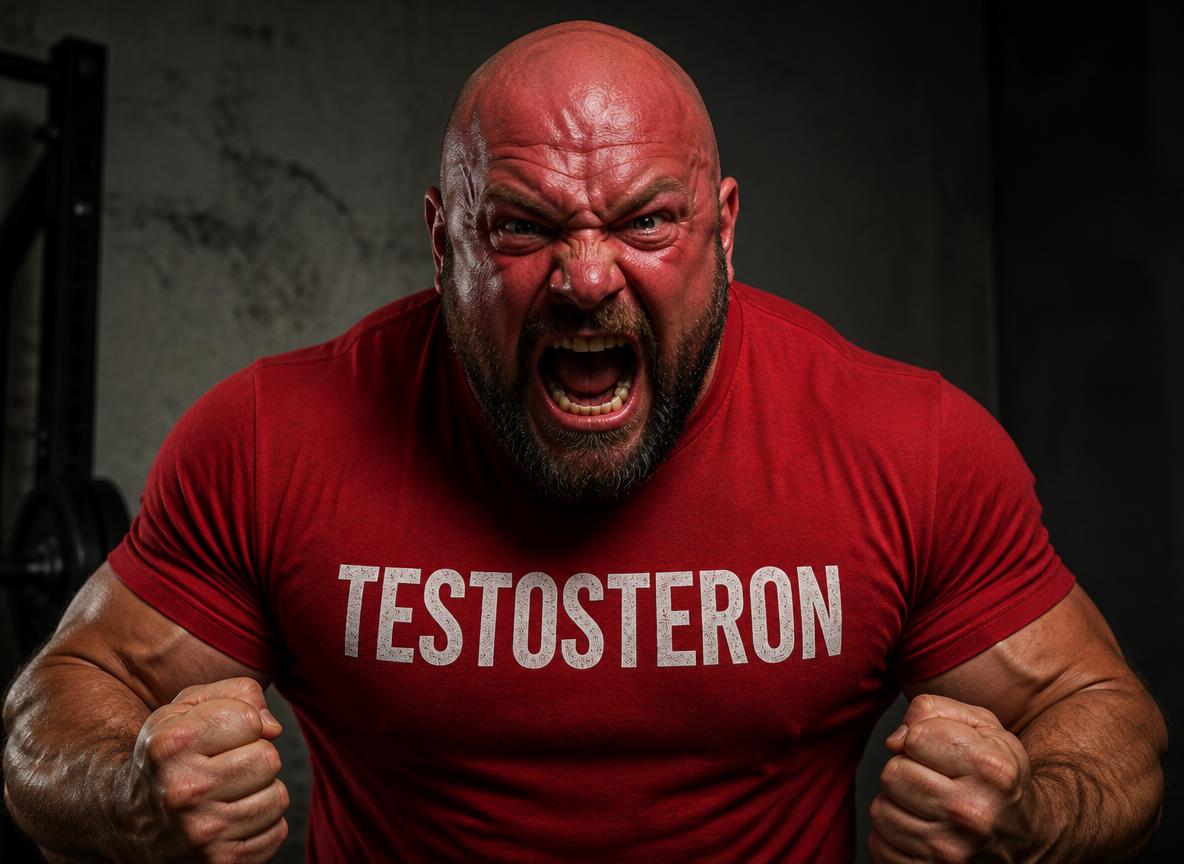 Testosteron als biologischer Wirkungsmechanismus für Aggression.